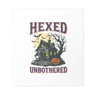 Heksenhumor T-shirt Vintage Geheime Cottage Hallow Notitieblok