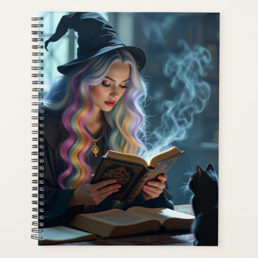 Heksenkalender voor Halloween Planner (Voorkant)