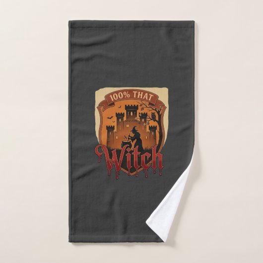 Heksenkasteel Ketel Uil Vleermuizen_1 Handdoek (Handdoek)