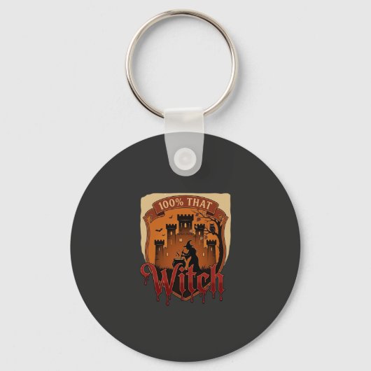 Heksenkasteel Ketel Uil Vleermuizen_1 Sleutelhanger (Voorkant)