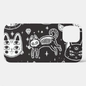 Heksenkat: geïsoleerde illustratie Case-Mate iPhone case (Achterkant (horizontaal))