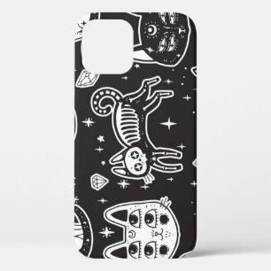 Heksenkat: geïsoleerde illustratie Case-Mate iPhone case