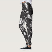 Heksenkat:  geïsoleerde illustratie leggings (Links)