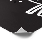 Heksenkat:  geïsoleerde illustratie poster (Hoek)