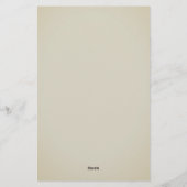 Heksenkat Halloween griezelig Schattige portret Briefpapier (Achterkant)