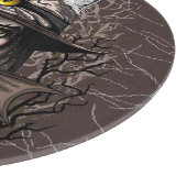 Heksenkat Halloween griezelig Schattige portret Snijplank (Hoek)