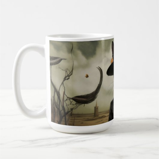 Heksenkat met pompoenen koffiemok (Links)