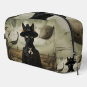 Heksenkat met pompoenen  toilettasje (Rechterhoek)