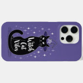 Heksenkat Vibe Paars Halloween iPhone 15 Case-Mate iPhone Case (Achterkant (horizontaal))