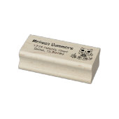 Heksenkat Voodoo Pop Retouradres Rubberstempel (Stempel)