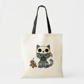 Heksenkat Voodoo-pop Tote Bag (Voorkant)