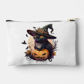 Heksenkat voor Halloween Etui (Achterkant)
