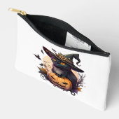 Heksenkat voor Halloween Etui (Open)