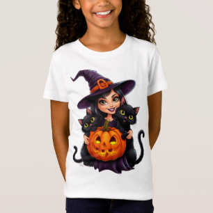 Heksenkatten Jack O Lantern Halloween 🐈⬛ T-shirt