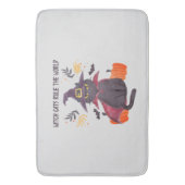 Heksenkatten regeren over de wereld badmat (Voorkant Verticaal)