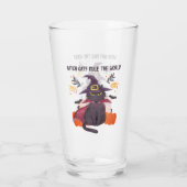 Heksenkatten regeren over de wereld glas (Achterkant)