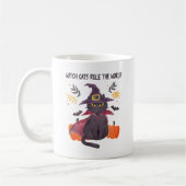 Heksenkatten regeren over de wereld koffiemok (Links)