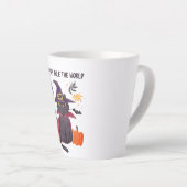 Heksenkatten regeren over de wereld latte mok (Rechterhoek)