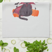 Heksenkatten regeren over de wereld theedoek (Gevouwen)