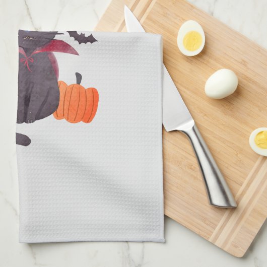 Heksenkatten regeren over de wereld theedoek (Quarter Fold)