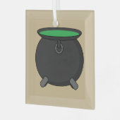 Heksenketel Glas Ornament (Voorkant links)