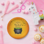 heksenketel papieren bordje (Feest)