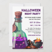 Heksenketel toverdrank toverdrank pet schedel Hall Kaart (Voorkant)