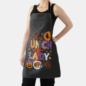 Heksenkeuken Vector voor Halloween Lunchdame Schort (Insitu)