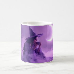 Heksenkoffiekop Maanlicht Halloween Beker Koffiemok