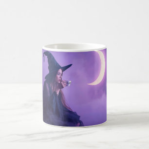 Heksenkoffiekop Maanlicht Halloween Beker Koffiemok