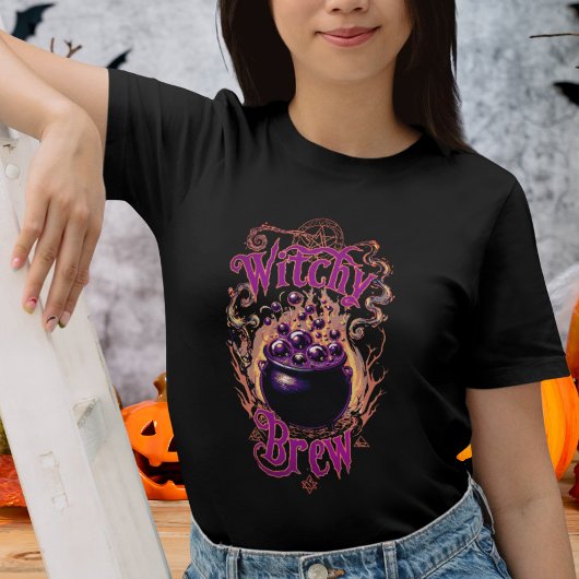  heksenkostuum Spooky Halloween Look Vrouwen T-shirt