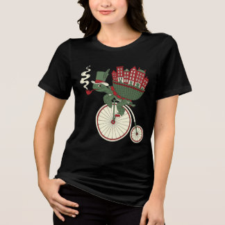 Heksenkraai fiets Tri-Blend shirt
