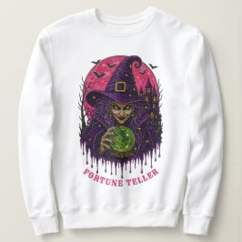 Heksenkristalbal Paarse Hoed Rhinestone Kralen Trui