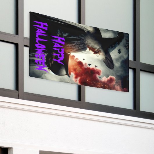 Heksenkruid en toverdrank spandoek (Buitenkant Gebouw)