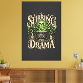Heksenkruik Canvas Afdruk (Insitu (Woonkamer))
