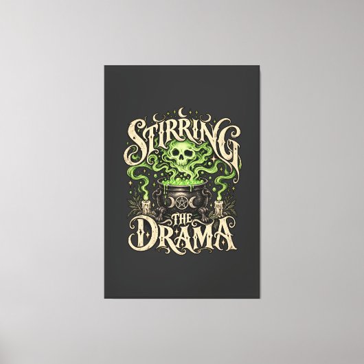 Heksenkruik Canvas Afdruk (Voorkant)