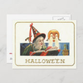 Heksenlezing Jack O Lantaarn Pompoen Briefkaart (Voorkant / Achterkant)