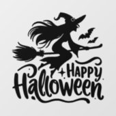 Heksenmaan Happy Halloween Raamsticker (Vel)