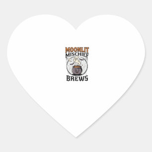Heksenmaanmaan Mischief Hart Sticker