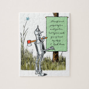 Heksenmeester van Oz, Tinman leest bord Legpuzzel