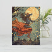 Heksenmiddernachtvlucht Kaart (Staand voorkant)