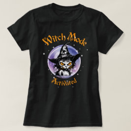 Heksenmodus geactiveerd  Halloween Cat T-shirt