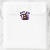 ✨ Heksenmodus Geactiveerd Halloween Zegging 🧙 Ronde Sticker (Tas)
