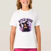 ✨ Heksenmodus Geactiveerd Halloween Zegging 🧙 T-shirt (Voorkant)