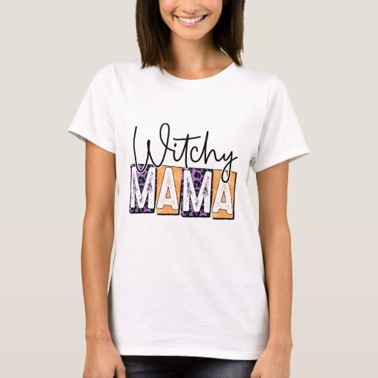 Heksenmoeder - Halloween T-shirt (Voorkant)