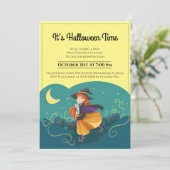 Heksenmonster Mash Halloween-feest Kaart (Staand voorkant)