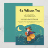 Heksenmonster Mash Halloween-feest Kaart (Voorkant / Achterkant)