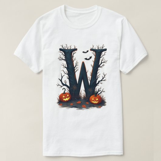 Heksenondergang of Brief met W T-shirt (Design voorkant)