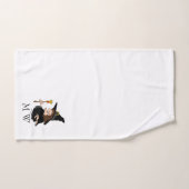 Heksenontwerp met monogram bad handdoek (Handdoek)