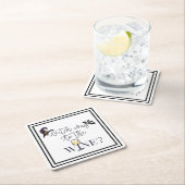 Heksenpad naar de grappige wijn kartonnen onderzetters (Insitu)